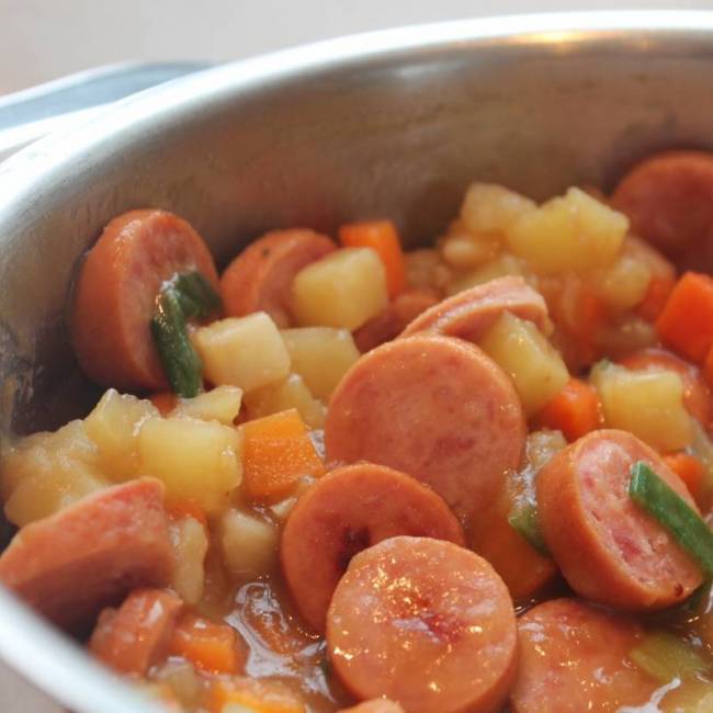 sausage-stew